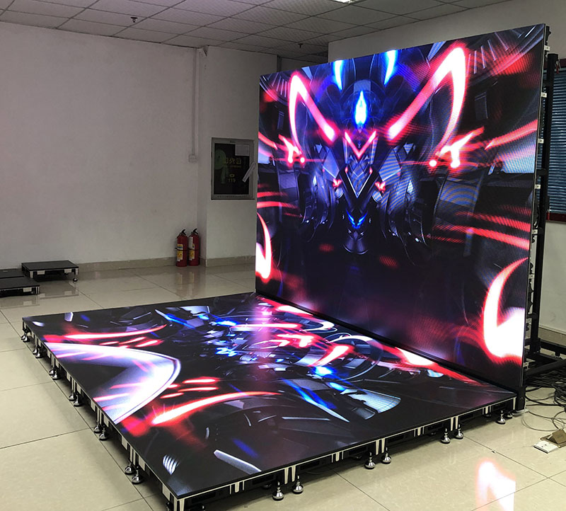 Custom led floor screen